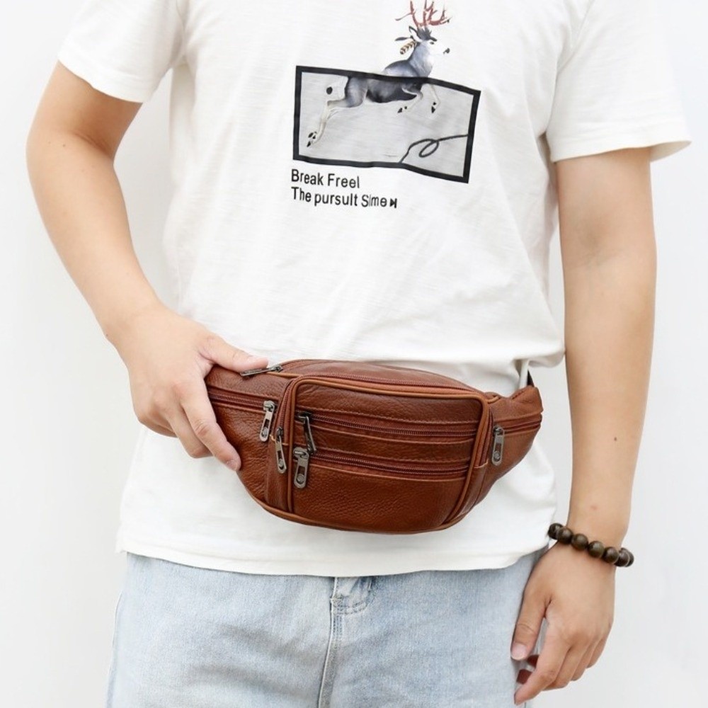 حقيبة خصر جلدية فاخرة متعددة ا - مراجعة Luxury Bags Leather وسعره