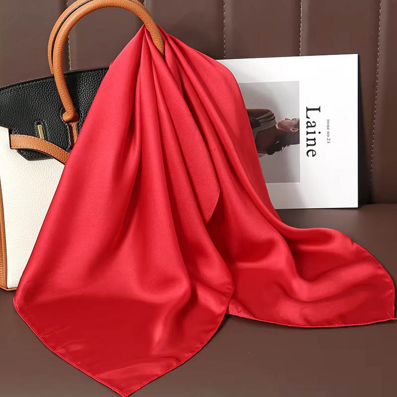 الفاخرة بلون الحرير وشاح مربع  - مراجعة Luxury Bags China وسعره