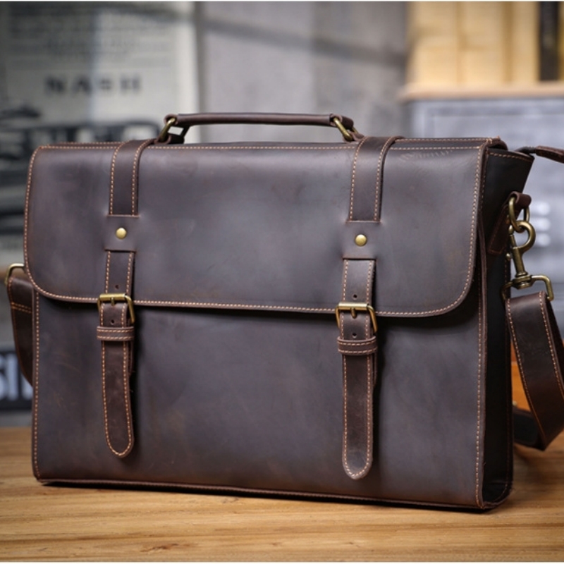 حقيبة أعمال من الجلد الطبيعي ل - مراجعة Luxury Bags Tote وسعره